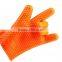 heat resistant gloves Silicone oven gloves for cooking whosale silicone oven mitts cotton oven gloves