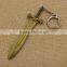 Final Fantasy Miniature weapons metal model Sword Keychain ring Pendants
