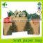 Printed brown kraft stylish designer paper bags for shopper