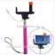 Extendable Selfie Handheld Stick Monopod with Adjustable Phone Holder and Bluetooth Wireless Remote Shutter