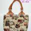 China handmade tapestry jacquard canvas shoulder bags