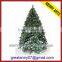 6FT(180cm) wholesale slim artificial flocked revolving christmas trees made in china