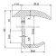 J Type Container Door Seal Strip Gasket Rubber Waterproof Fitting