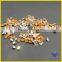 AAA grade hot selling artificial square shae point back gold bottom crystal stone for wedding decoration