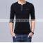 New fashion collar tshirt design for men&USA market fashion collar shirts men&designer tshirts in China