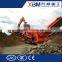 Hot sale tire type mobile crusher /crawler type mobile crusher