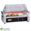 9 rollers stainless steel commercial factory price electric hot dog waffle stand maker making machine