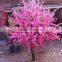 2016 new designed fire protected Artificial peach blossom trees for outdoor decoration