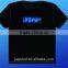 2015 text message sound activated led t shirt for the party