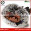 2016 New Winter Sexy Ladies Leather Gloves With Rabbit Fur Cuff Lined