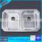 Stainless Steel Bowl Double Bar Kitchen 8247A Mobile Home Sinks