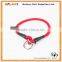 High quality firm braided nylon rope dog leash / pet collar and leash with Custom Logo