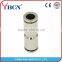 High quality PU plastic connector air fitting plastic pipe fittings white fitting