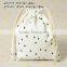 Customized made large canvas drawstring storage bag