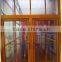 Solid wood built-in grill open outward with true mullion double glazed window