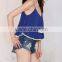 Hot girl fashion double layer spaghetti strap short cami tops one piece camisole SYA15387