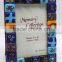 Hand Worked Ceramic / Glass Tiles Ftd. Murano Inspired Designer Photo Frame Collections - Photo 4" x 6" ( 10 x 15 Cm.)