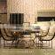 JT71-01 Stainless Steel Base Dining Table-JL&C Furniture