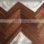 Prefinished Herringbone black walnut Engineered flooring 600x90/125x14/3mm