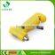 4 in 1 3 led with emergency hammer rechargeable led flashlight