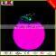 LED Light Flower pot PE Material Round Planter Pot with RGB Lighting