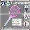 QX903-1 Rechargeable Mosquito Racket Fly Swatter With Round or Flat Plug Lithium Battery Operated