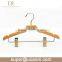 HRW-FF1GP wooden luxury clothes hanger,wooden clips hanger