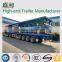 SHENGRUN 3 axle 80tons container semi trailer flatbed semi trailer for sale