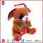 Wholesale Custom Plush toy Bear with Boots Christmas Animated Plush