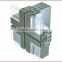 Hot selling manufacturer with customized curtain wall price /glass curtain wall price/ aluminium curtain wall profile