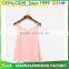high quality fastion sleeveless comfortable blank chiffon tank top