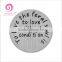 New Design Stainless steel of the gift in Locket Plate