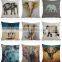 Factory Selling Animal Elephant Design Sofa Seat Pillow Case for Home Decoration custom print pillow cover