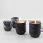 cheapest natural stone marble candle jar with copper lids
