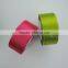 Factory Wholesale Cheap 100% Polyester Colored Satin Ribbon With Gold Edges For Home Wedding Invitation Card Decoration