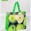 Green double handle non woven carry bags with film to be used in everywhere for everybody .
