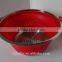 Food Grade Foldable Kitchen Silicone Strainer With Stainless Steel Base