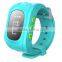 silicone kids smart watch gps tracker