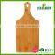 Kitchen cheap wood paddle chopping board with hole on handle