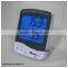 New Indoor Back Light Thermometer Hygromometer With Alarm Clock