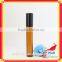 amber penicillin bottle long thin bottle with black spray bottle caps