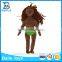 New design funny wild man customized stuffed soft toys