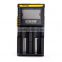 Wholesale price Nitecore D2 charger 2 slots battery charger in stock