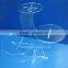 clear wholesale 3 tires cake tray display stand