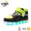 2016 The Newest High Neck Shoes For Girls LED Light Up Shoe