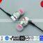 Fashionable Universal Metal Earphone/Headphone/Earbuds With Mic