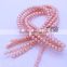 7-8mm shape natural freshwater pink pearls by strand