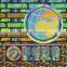 Dot-matrix hologram label stickers with custom design