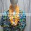 wholesale yellow hawaii necklace flower lei