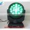 19 12W RGBW Big Bee Eye LED Beam Wash Moving Head light